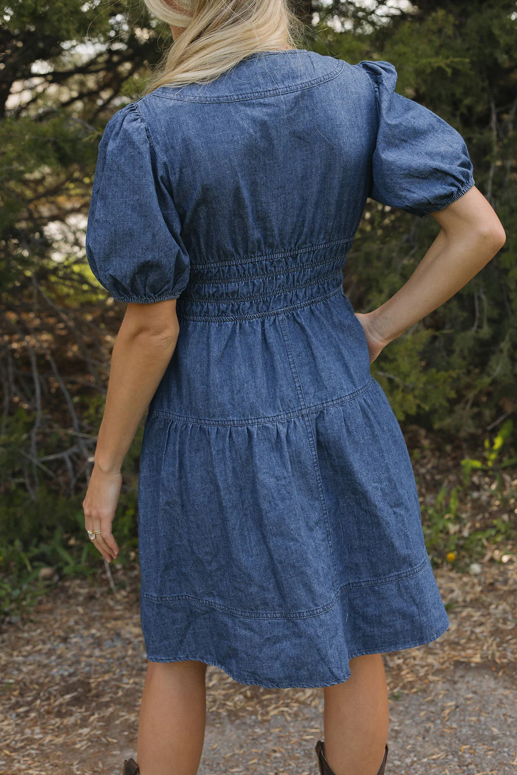 Addie Dress-Denim - Image 4
