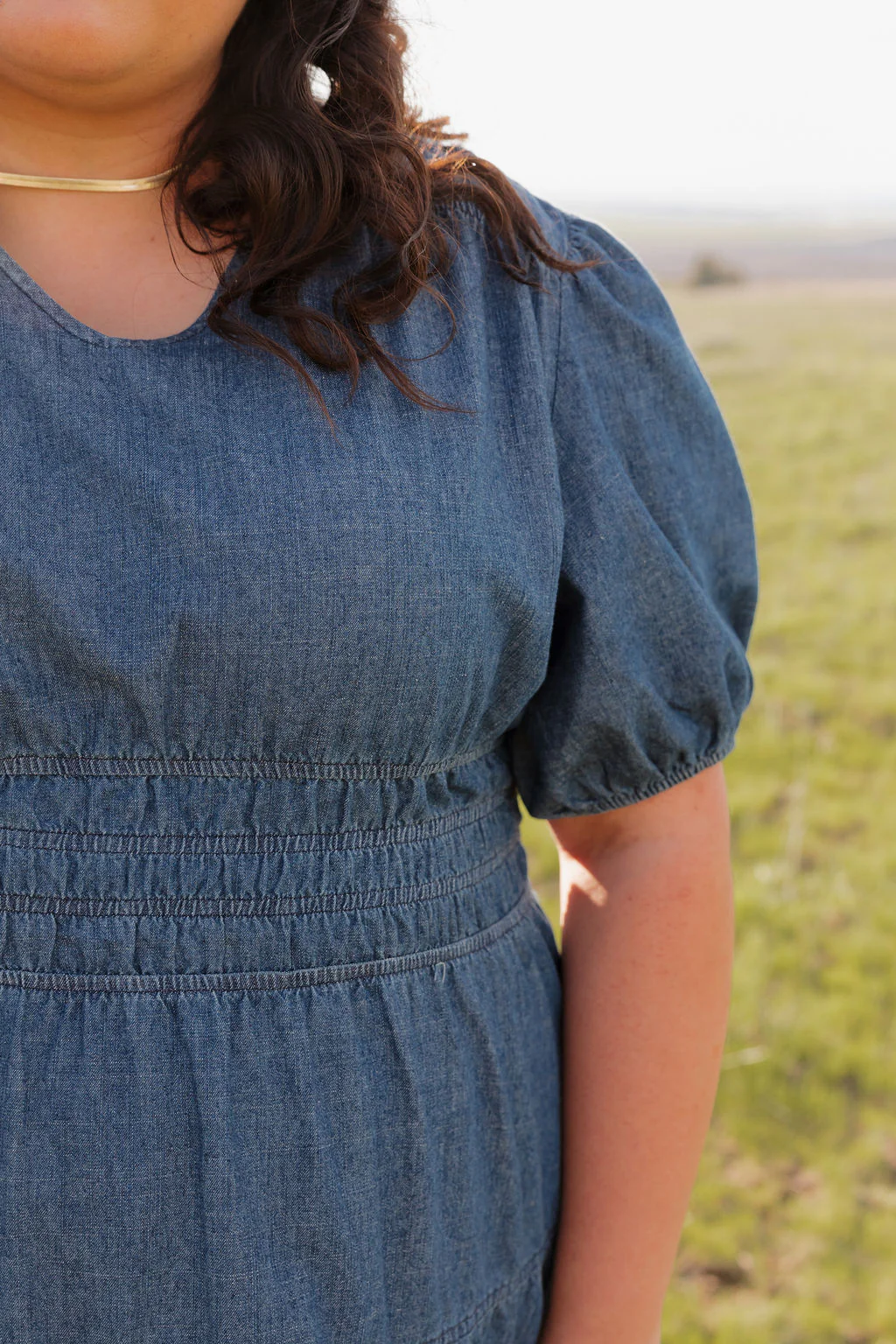 Addie Dress-Denim - Image 7