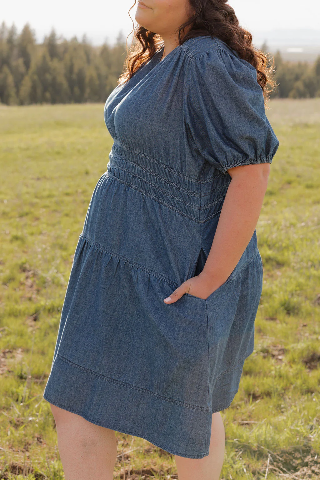 Addie Dress-Denim - Image 8