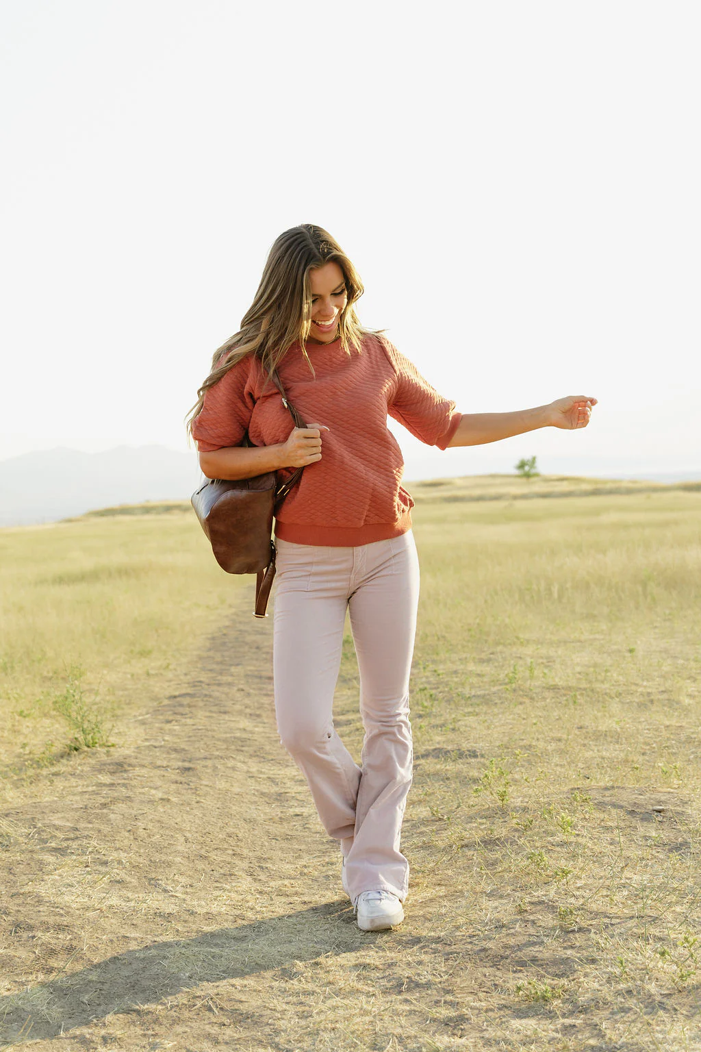 Addy Quilted Top-Rust - Image 3