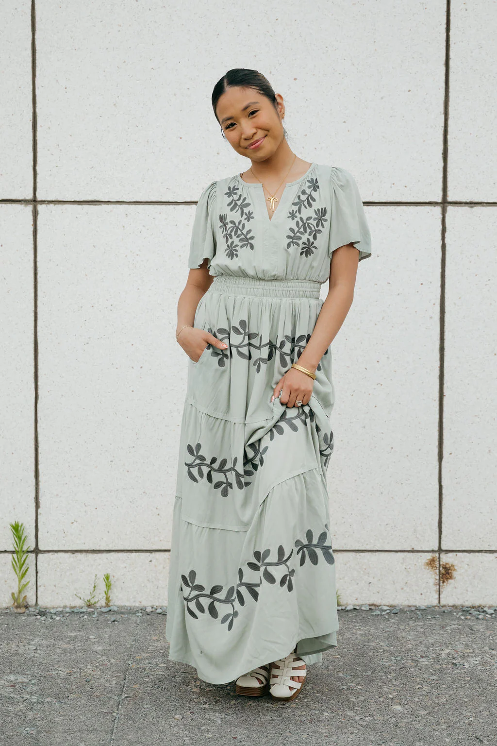 Avianna Dress-Sage - Image 3