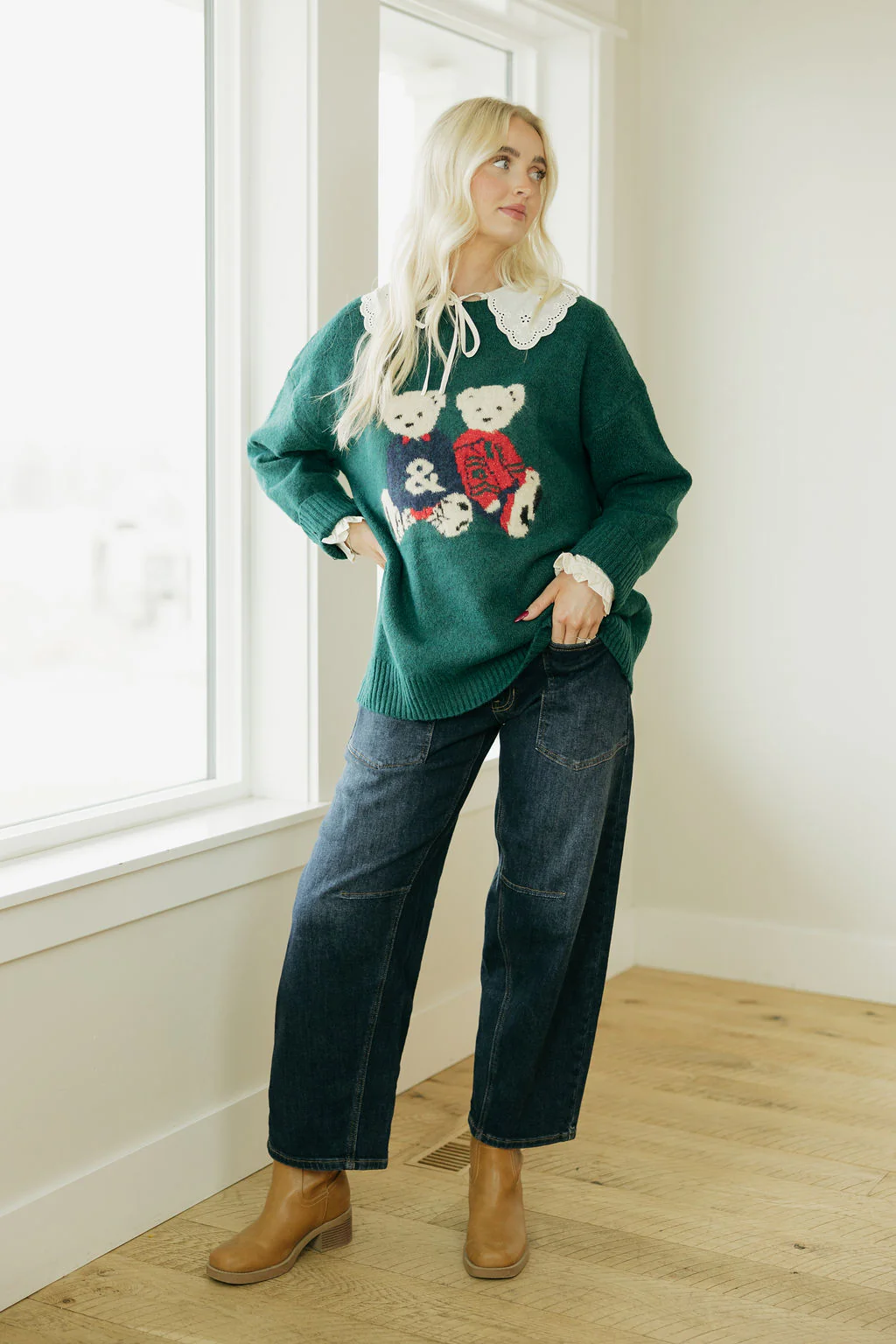 Teddy Sweater-Forest - Image 3