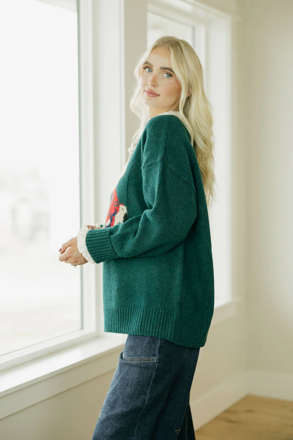 Teddy Sweater-Forest - Image 4