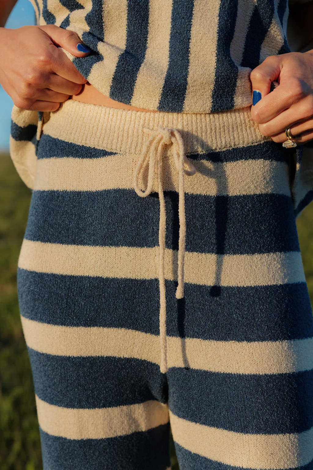 Briley Pants-Cream/Blue - Image 3