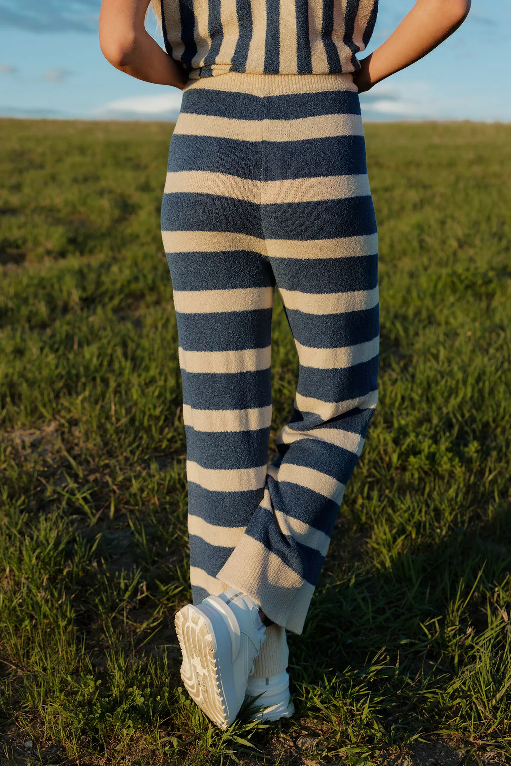 Briley Pants-Cream/Blue - Image 5