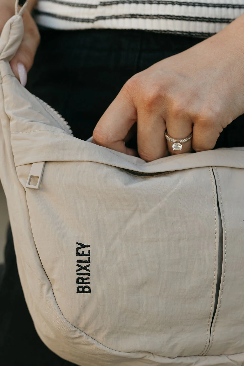 Brixley Crescent Bag-Vanilla Dream - Image 4
