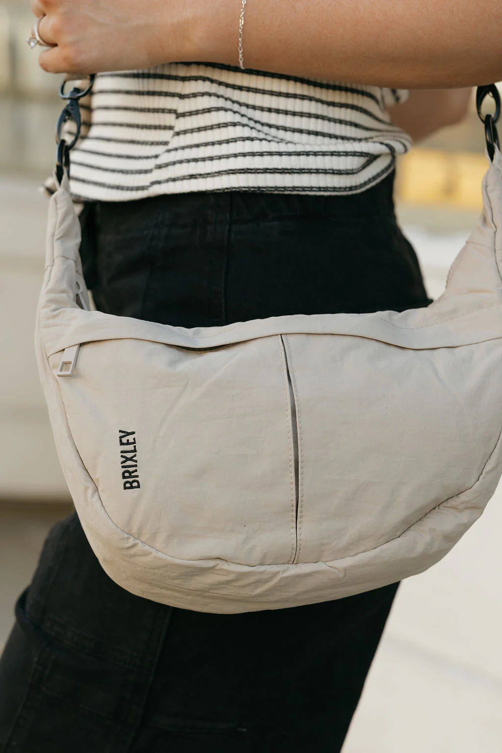 Brixley Crescent Bag-Vanilla Dream - Image 6