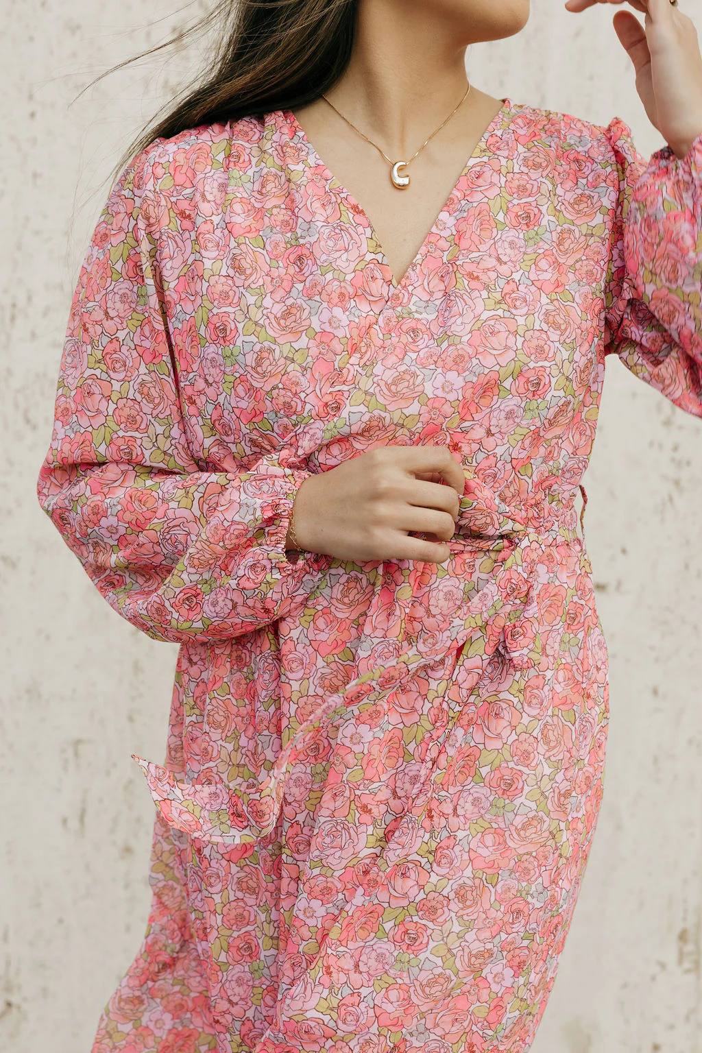 Cambree Dress-Pink Floral - Image 3