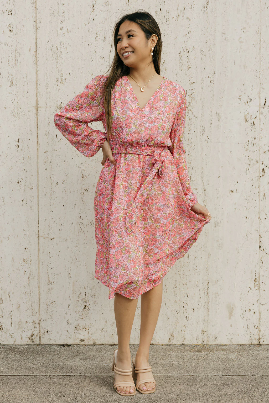 Cambree Dress-Pink Floral - Image 4