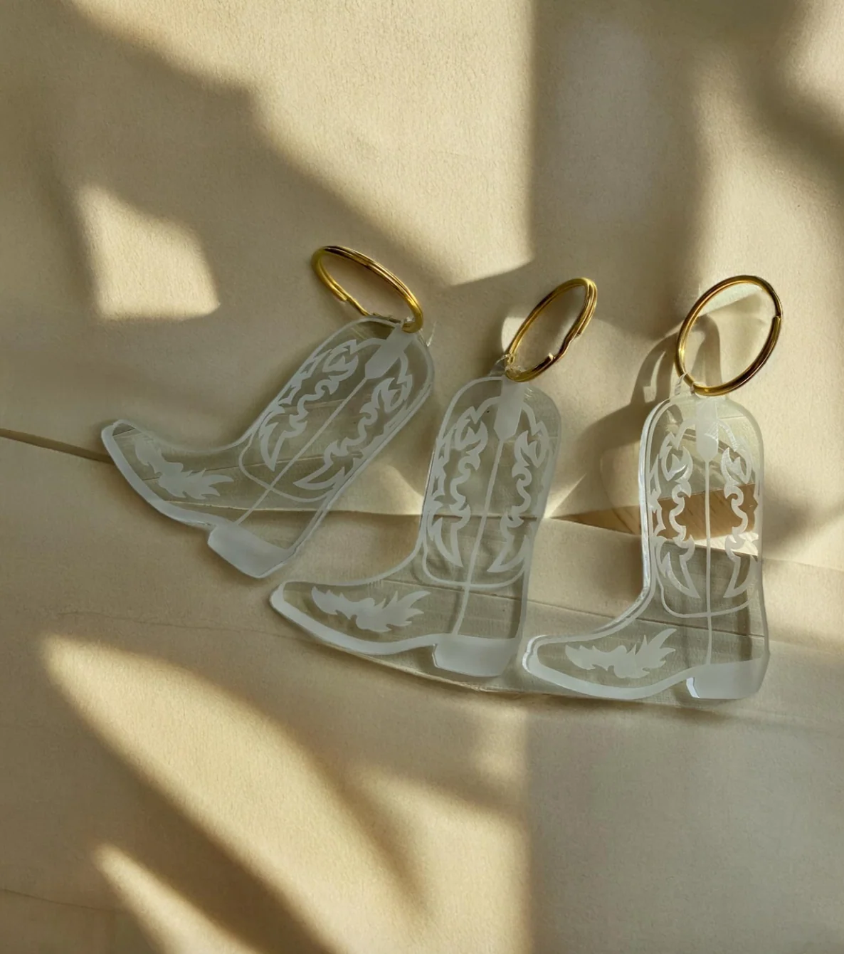 Cowboy Boot Keychain-Translucent - Image 3