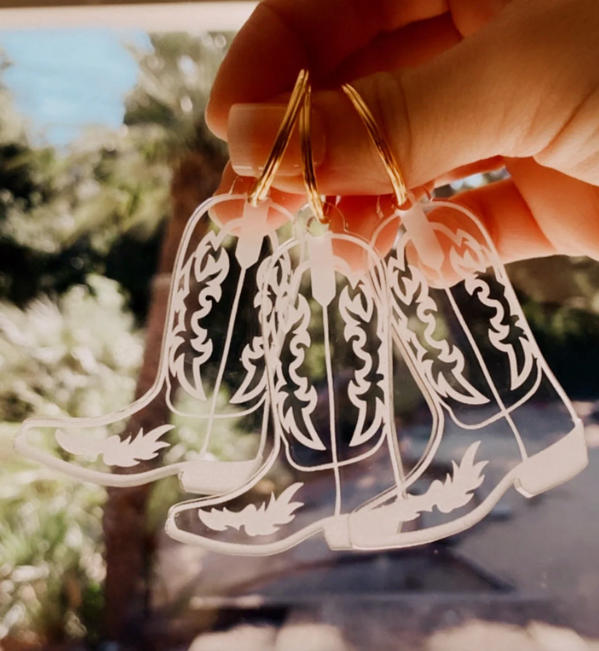 Cowboy Boot Keychain-Translucent - Image 5