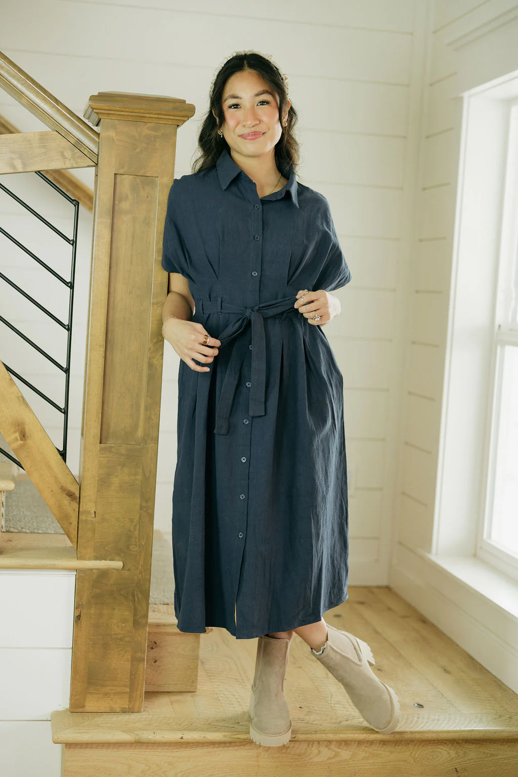 Erin Dress-Navy - Image 7