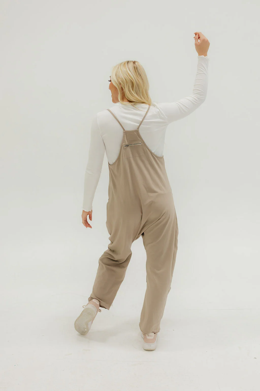 Free People Hot Shot Onesie-Mocha Latte - Image 10