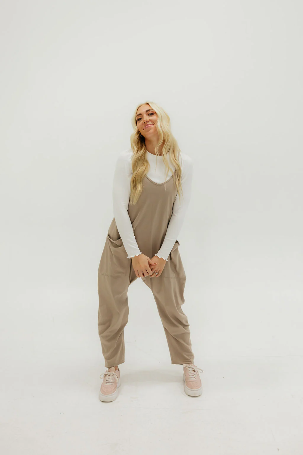 Free People Hot Shot Onesie-Mocha Latte - Image 7