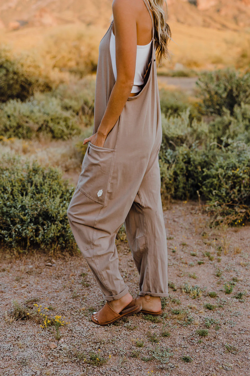 Free People Hot Shot Onesie-Mocha Latte - Image 8