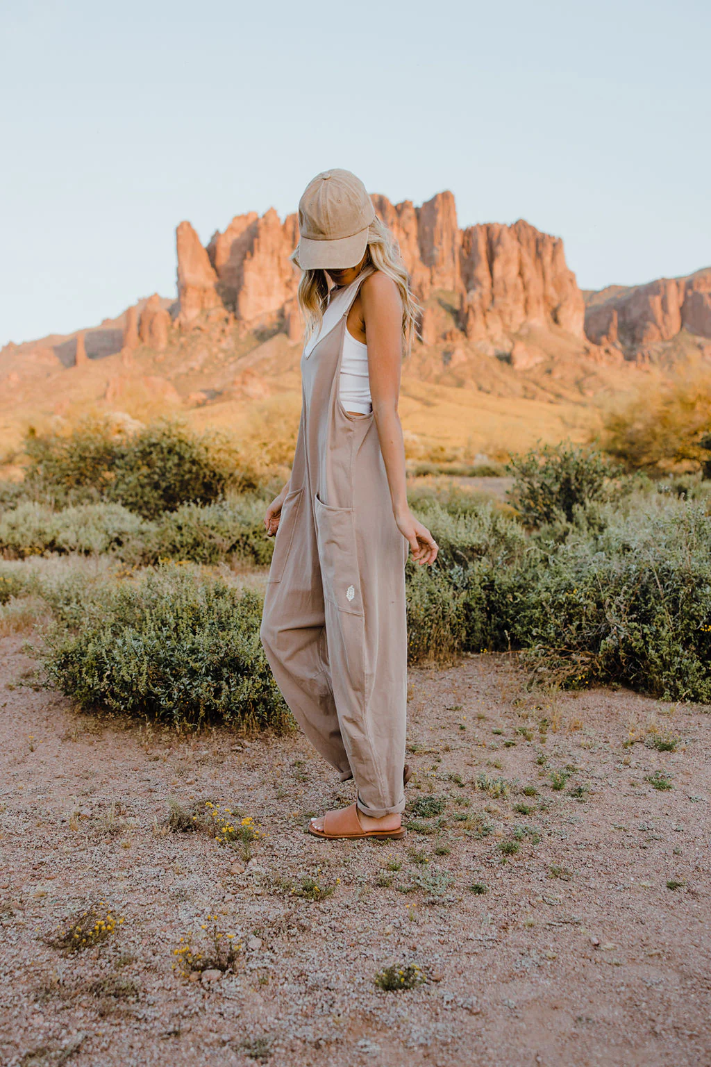 Free People Hot Shot Onesie-Mocha Latte - Image 9