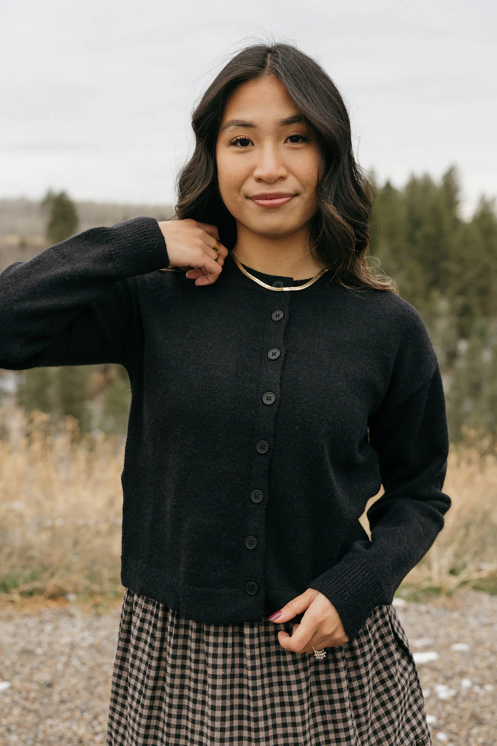 Gia Cardigan-Black - Image 3