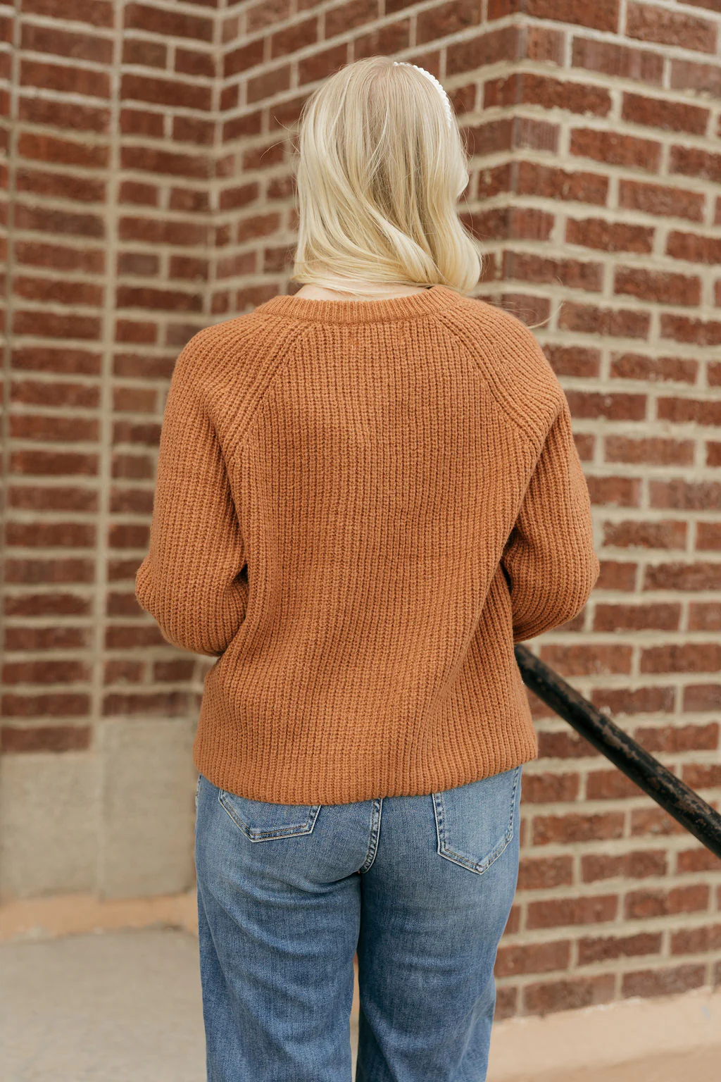 Granger Cardigan-Burnt Orange - Image 4