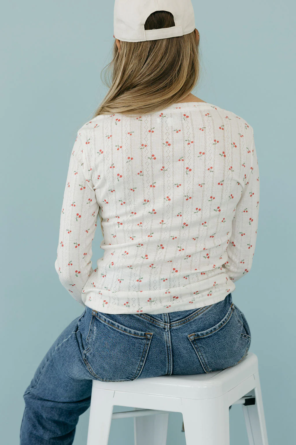 Haisley Top-Ivory Cherries - Image 5