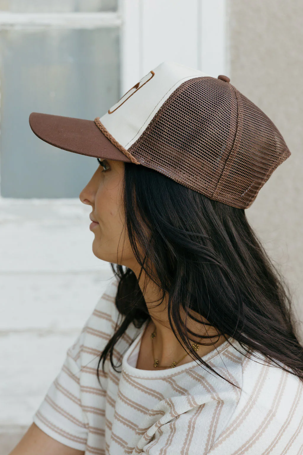 Howdy Trucker Hat-Brown - Image 3