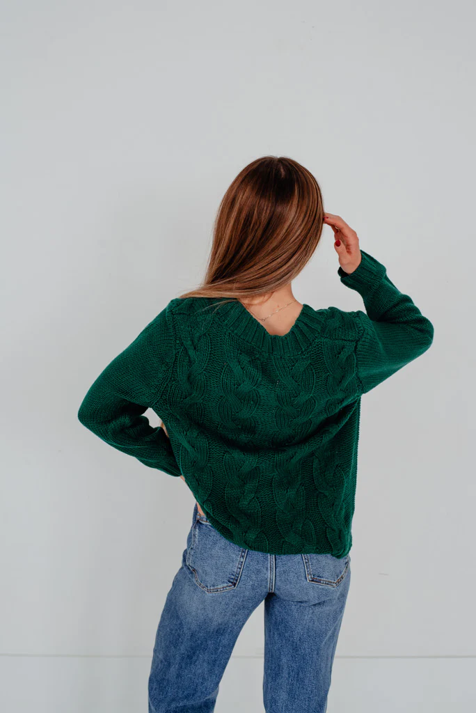 Karmen Sweater-Pine - Image 4