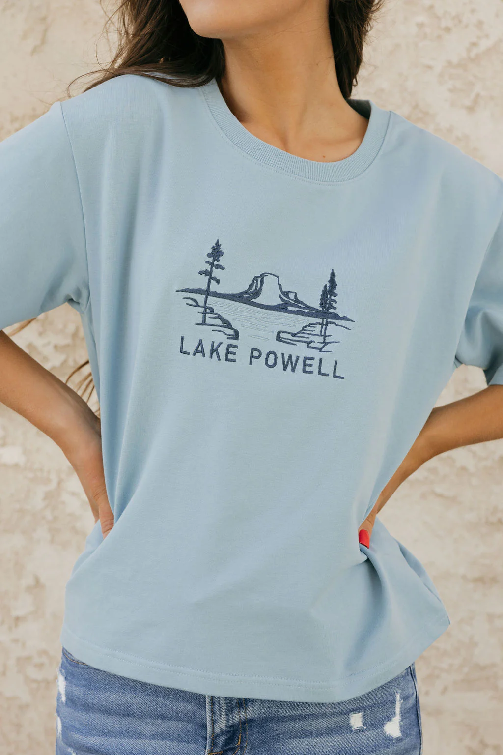 Lake Powell Park Tee-Sky Blue - Image 3