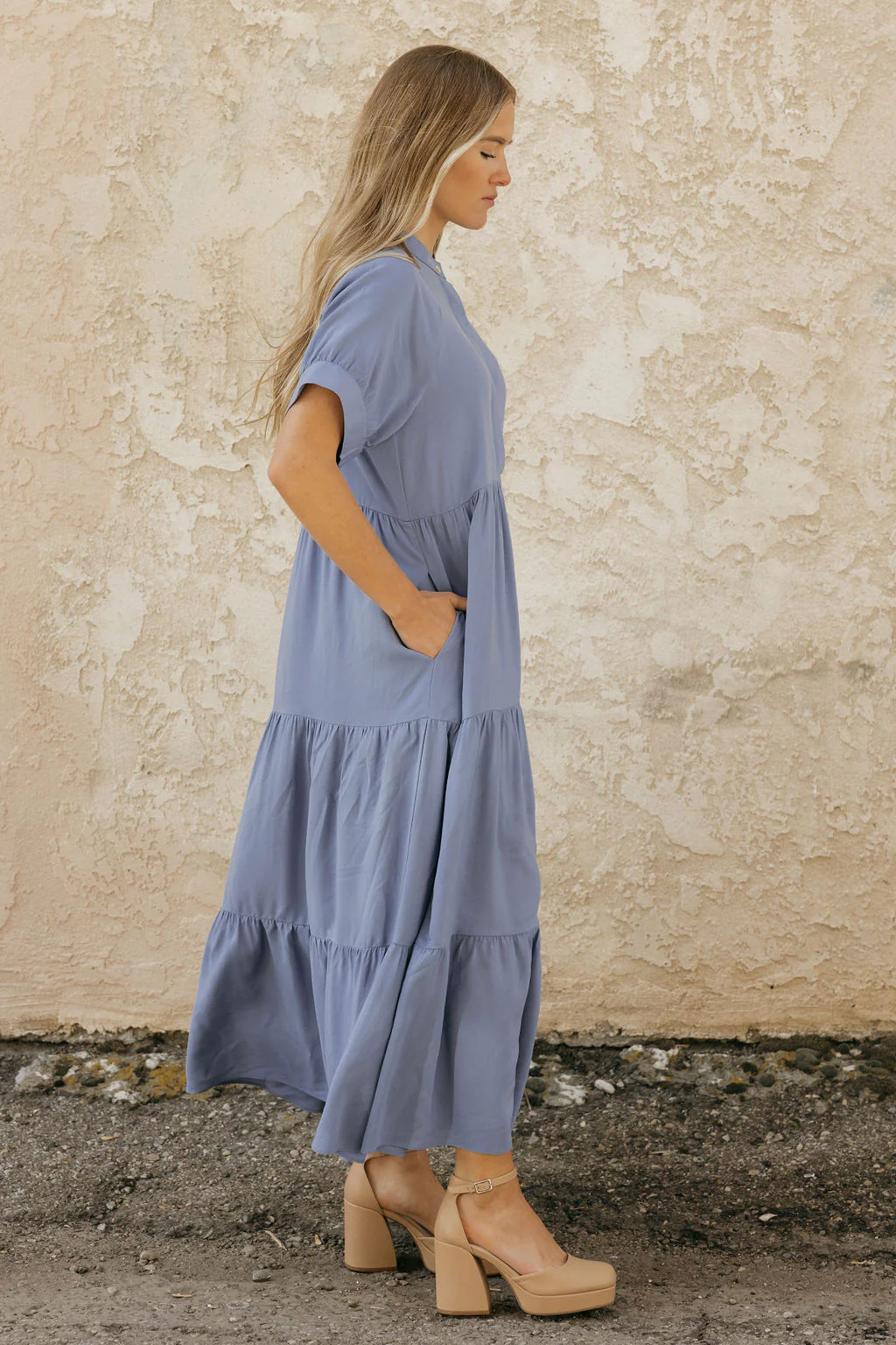 Liberty Dress-Blue - Image 3