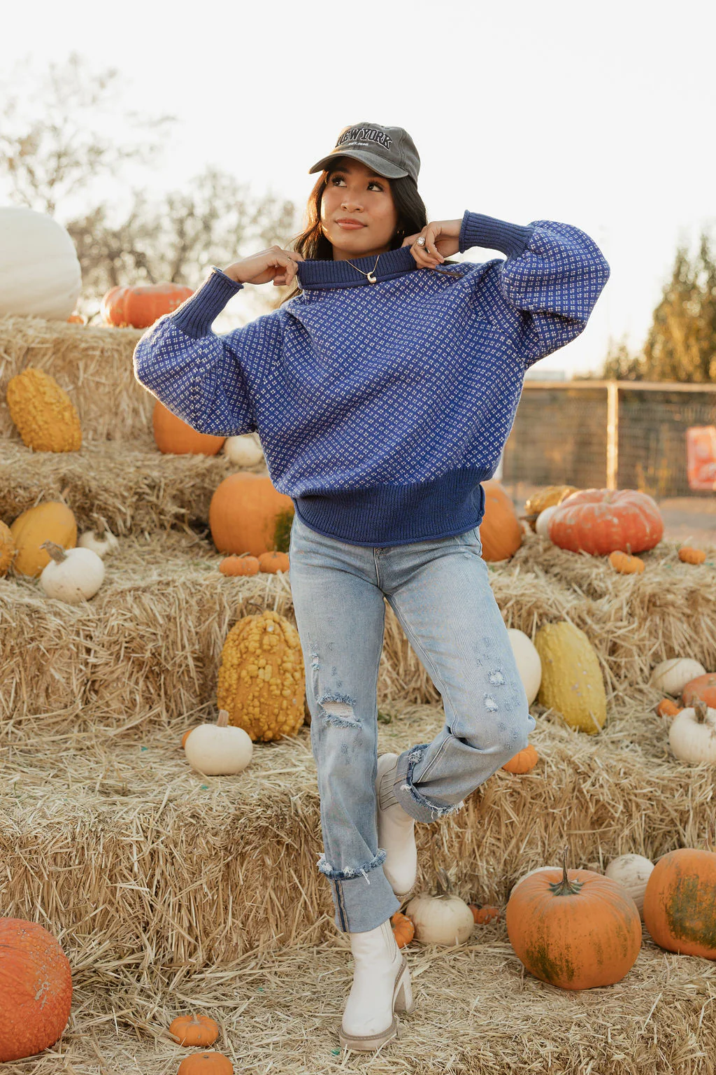 Mickie Sweater-Blue - Image 5
