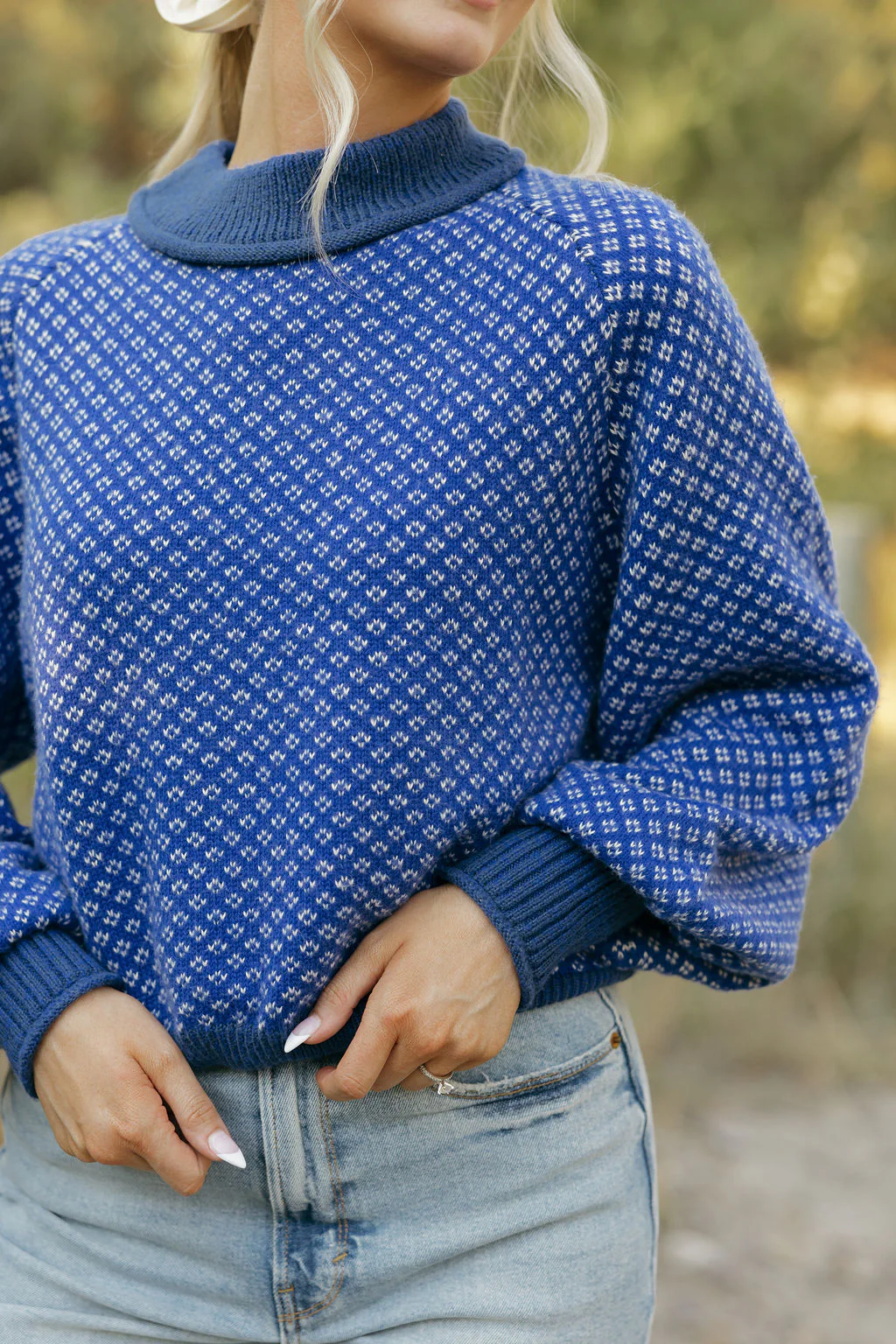 Mickie Sweater-Blue - Image 6