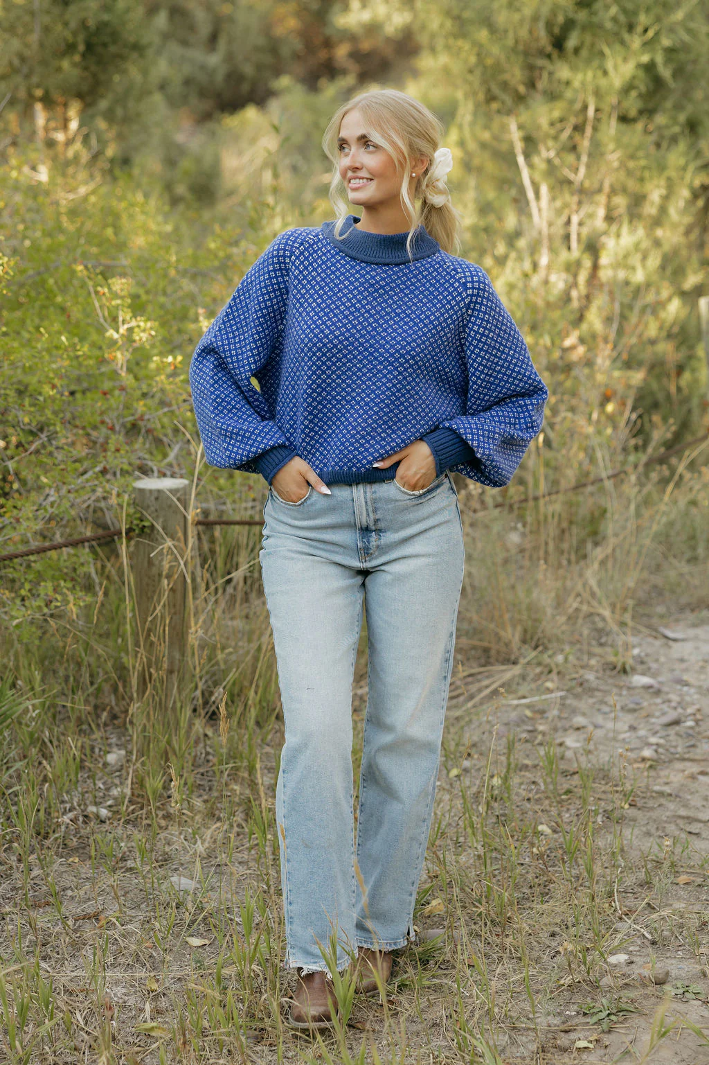 Mickie Sweater-Blue - Image 7