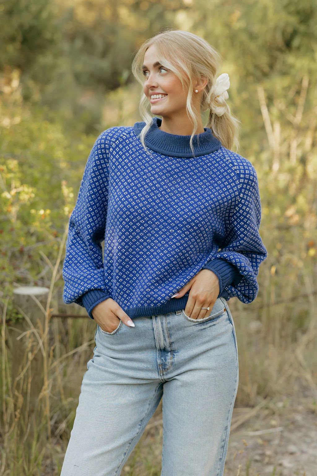 Mickie Sweater-Blue - Image 8
