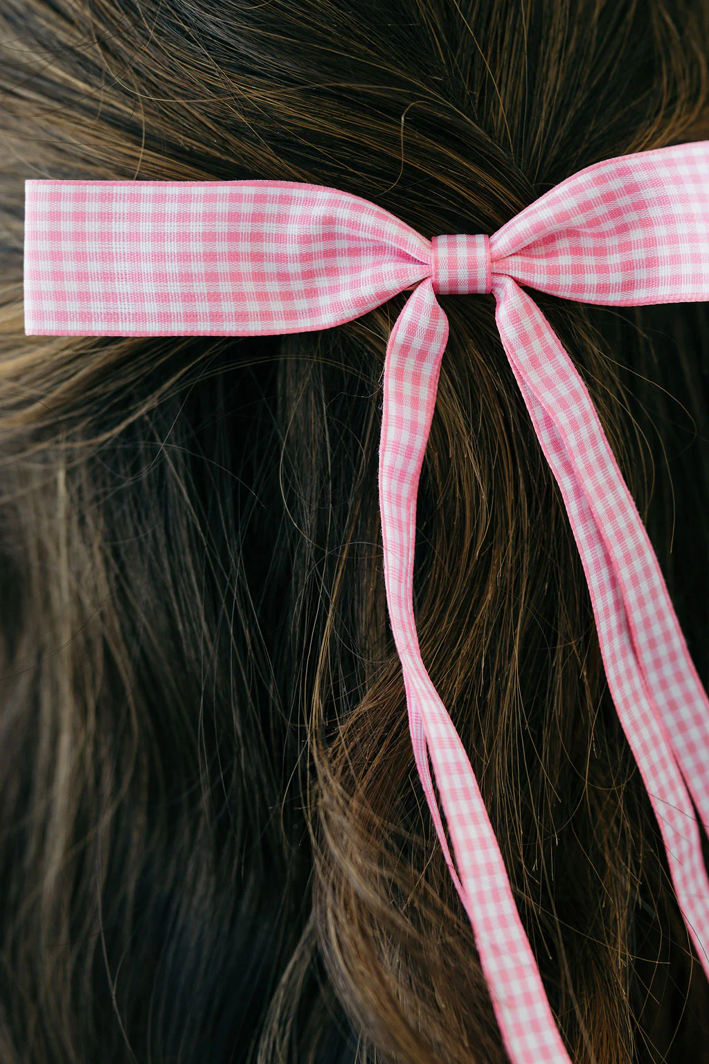 Polly Hair Bow-Pink - Image 4
