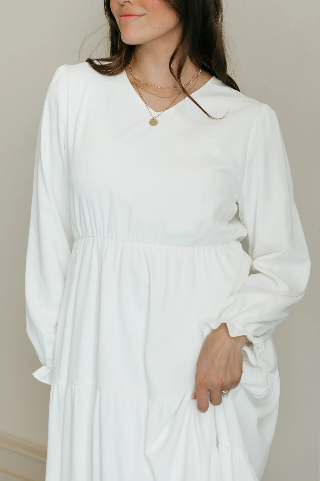 Sophia Dress-White - Image 4