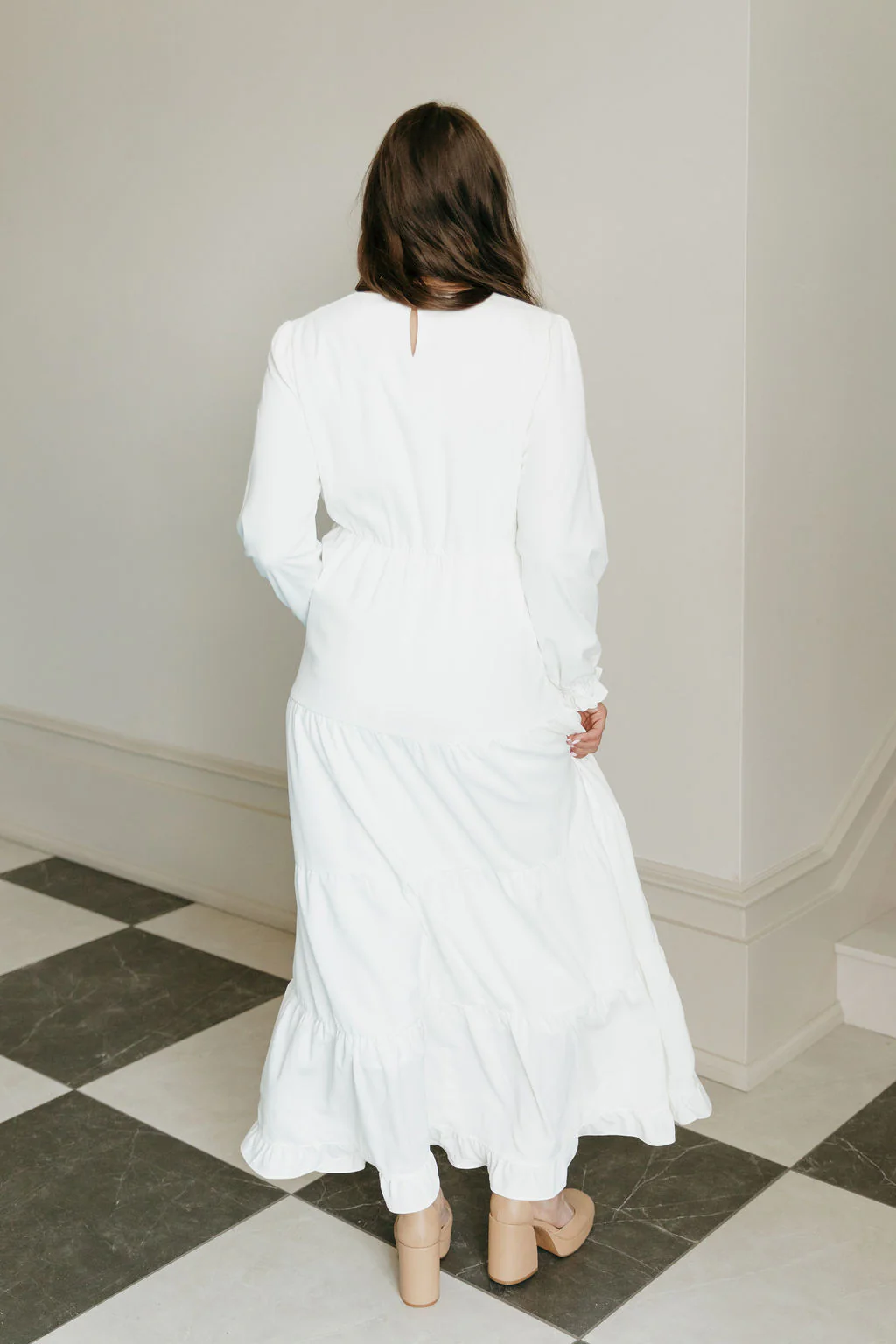 Sophia Dress-White - Image 6