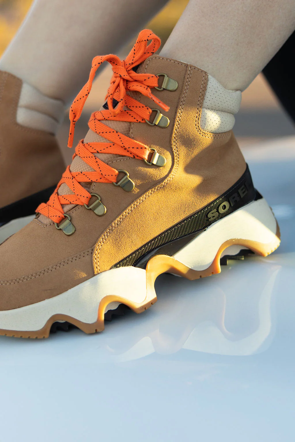 Sorel Kinetic Impact Conquest Boots-Tawny Buff/Ceramic - Image 6