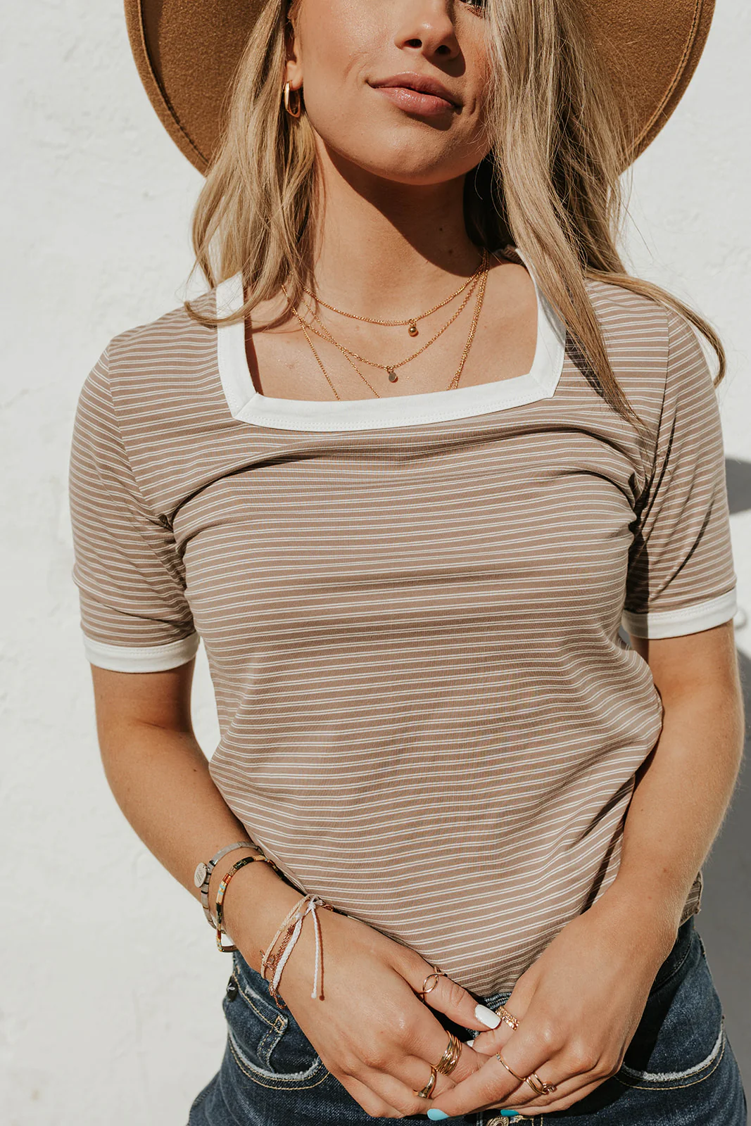 Virginia Top-Mocha/Ivory - Image 3