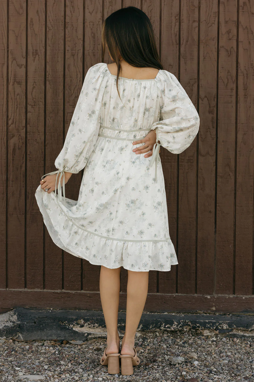 Whitley Dress-Sage Multi - Image 6